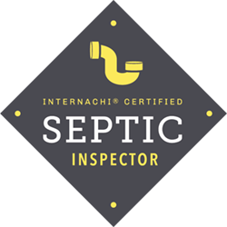 InterNACHI certified septic inspector logo - Yankee Home Inspections septic system inspections in Bangor Maine